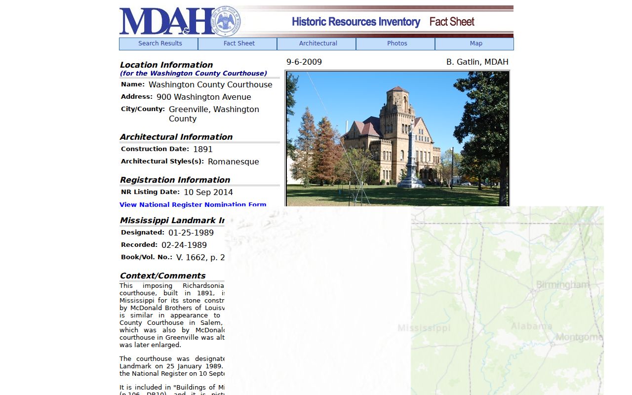 Washington County court dates context with historic courthouse facts