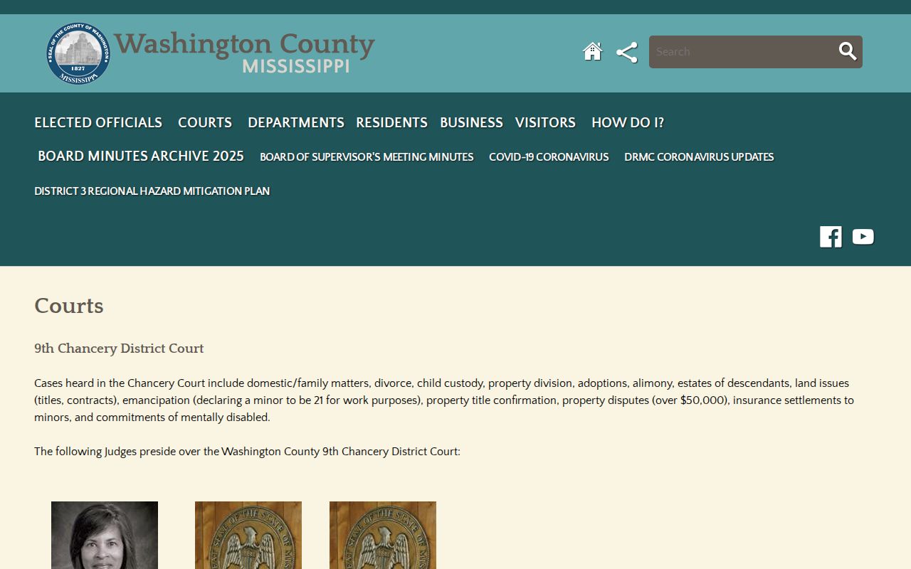 Washington County court docket court-family overview
